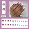12 Sizes-24 Pcs Press On Nails W380