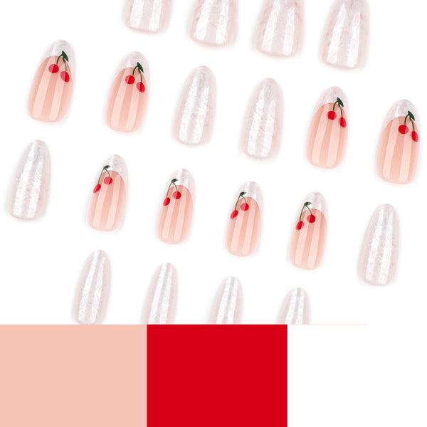 12 Sizes-24 Pcs Press On Nails JP3928