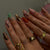 12 Sizes-24 Pcs Press On Nails Z1004