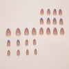 12 Sizes-24 Pcs Press On Nails W2171