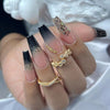 12 Sizes-24 Pcs Press On Nails Z706