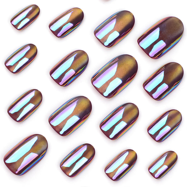 12 Sizes-24 Pcs Press On Nails DIY46