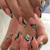 12 Sizes-24 Pcs Press On Nails JP1930