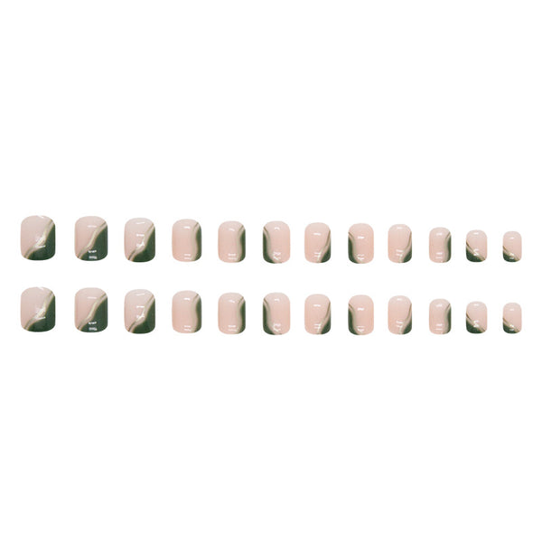 12 Sizes-24 Pcs Press On Nails W1075