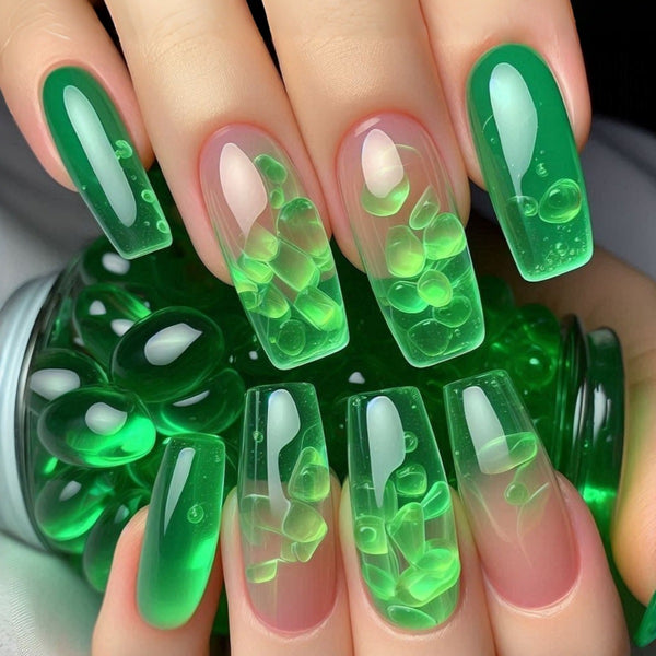 12 Sizes-24 Pcs Press On Nails y2086-24