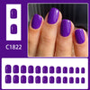 12 Sizes-24 Pcs Press On Nails C1822
