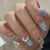12 Sizes-24 Pcs Press On Nails Z452