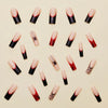 12 Sizes-24 Pcs Press On Nails Y125