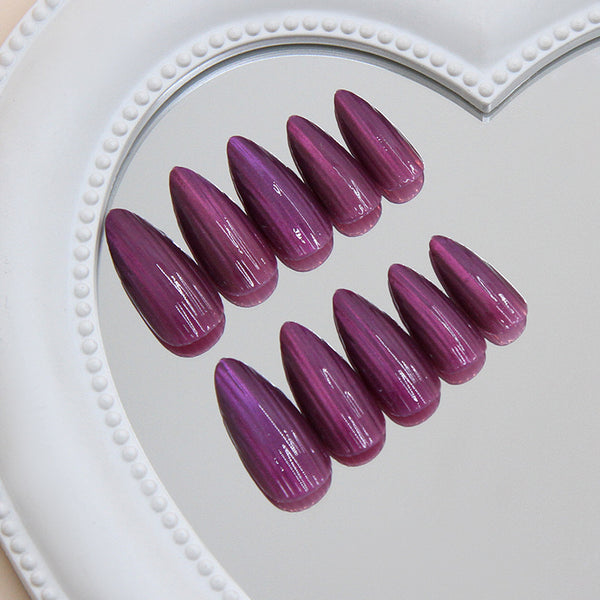 12 Sizes-24 Pcs Press On Nails W2123