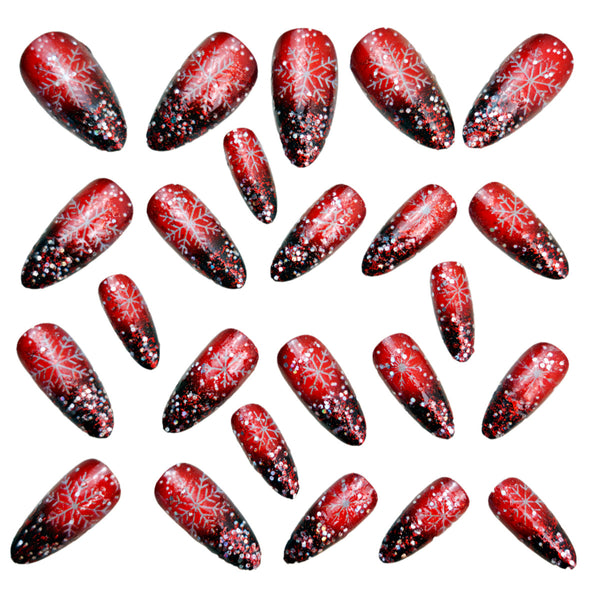 12 Sizes-24 Pcs Press On Nails Y1265