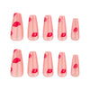 12 Sizes-24 Pcs Press On Nails JP3627