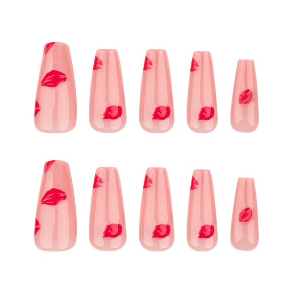 12 Sizes-24 Pcs Press On Nails JP3627