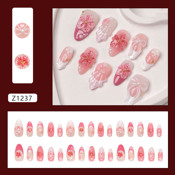 30 Pcs Press On Nails Z1237