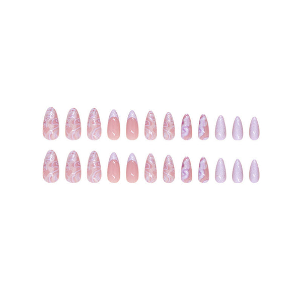 12 Sizes-24 PcsPress On Nails W1534