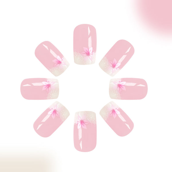 12 Sizes-24 Pcs Press On Nails C488