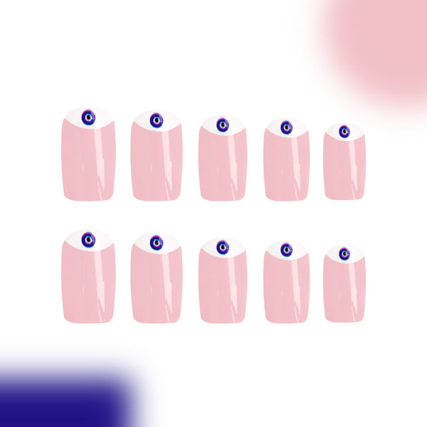 12 Sizes-24 Pcs Press On Nails C408