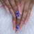 12 Sizes-24 Pcs Press On Nails JP1718