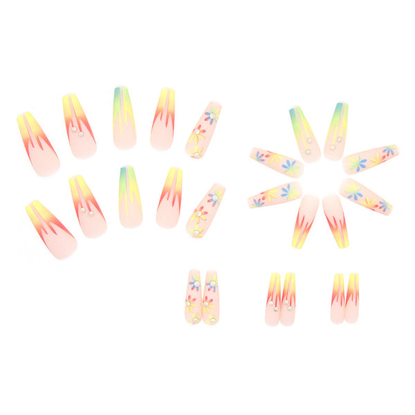 12 Sizes-24 Pcs Press On Nails Z381