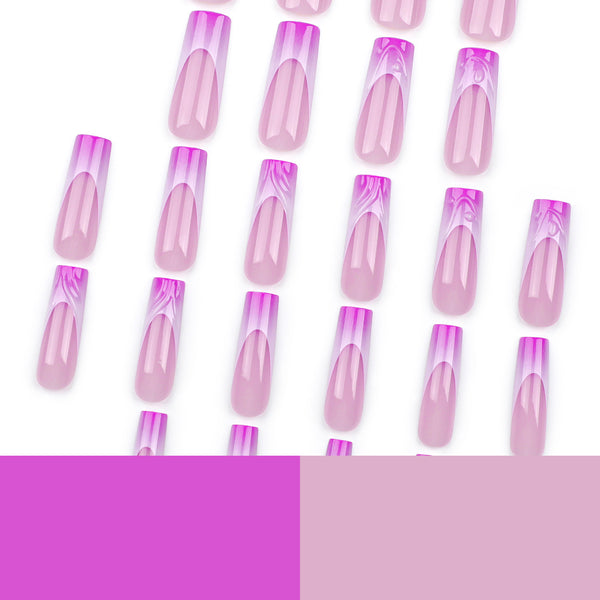 12 Sizes-24 Pcs Press On Nails JP3394