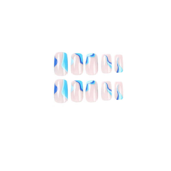 12 Sizes-24 Pcs Press On Nails JP2539