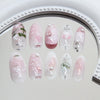 12 Sizes-24 Pcs Press On Nails Z1009
