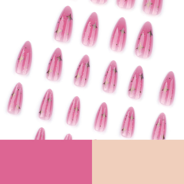 12 Sizes-24 Pcs Press On Nails JP3823