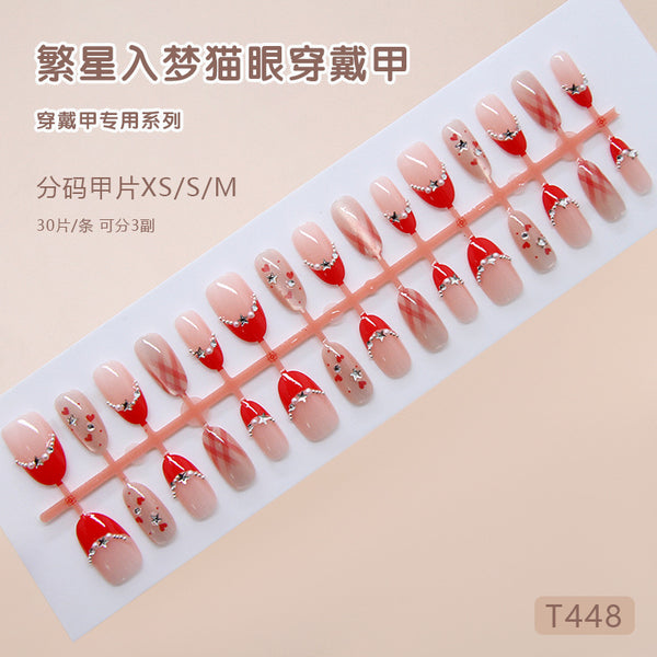 30 Pcs Press On Nails Z1355