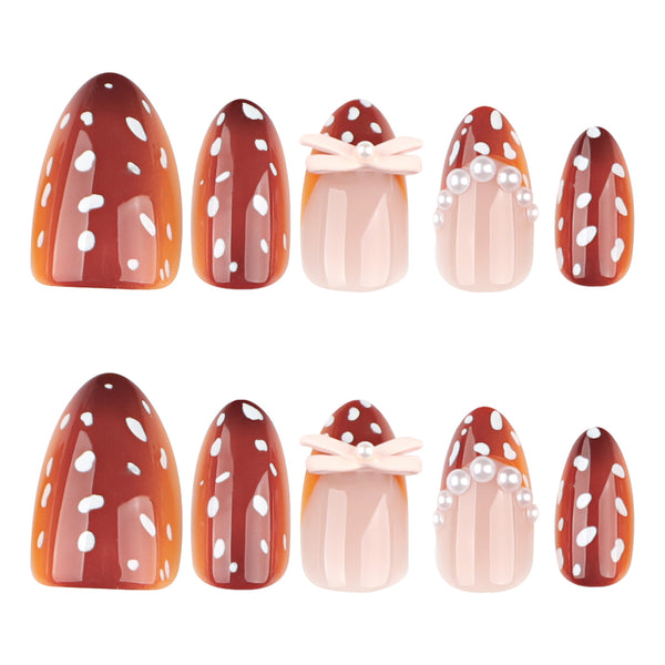 12 Sizes-24 Pcs Press On Nails JP4002