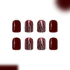 12 Sizes-24 Pcs Press On Nails C1553