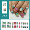 12 Sizes-24 Pcs Press On Nails C1678