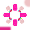 12 Sizes-24 Pcs Press On Nails C939