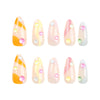12 Sizes-24 Pcs Press On Nails JP2989