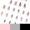 12 Sizes-24 Pcs Press On Nails JP2615