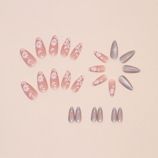 12 Sizes-24 Pcs Press On Nails W1565