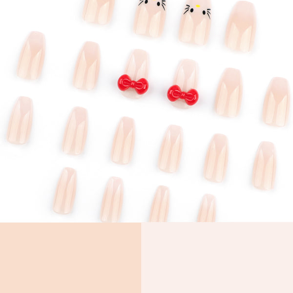 12 Sizes-24 Pcs Press On Nails JP3596