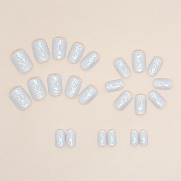 12 Sizes-24 Pcs Press On Nails W1179
