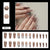 12 Sizes-24 Pcs Press On Nails R810