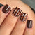 12 Sizes-24 Pcs Press On Nails C1555