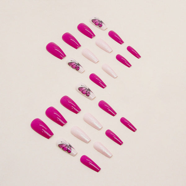 12 Sizes-24 Pcs Press On Nails W565