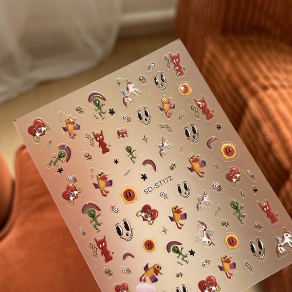 5D Nail Art Sticker 5DST172