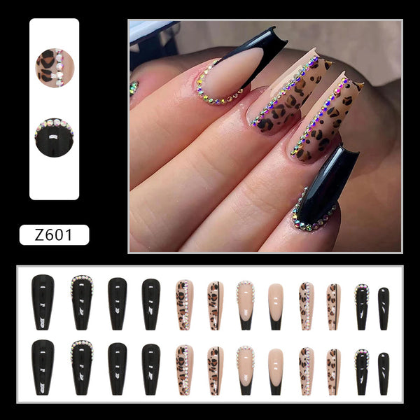 12 Sizes-24 Pcs Press On Nails Z601