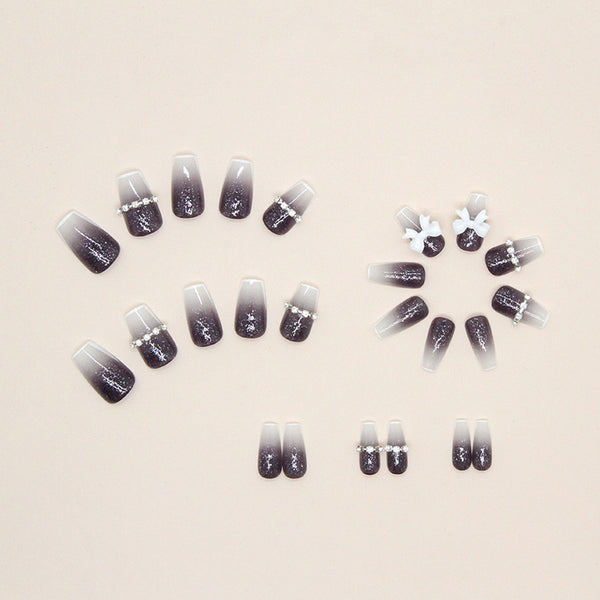 12 Sizes-24 Pcs Press On Nails Z581