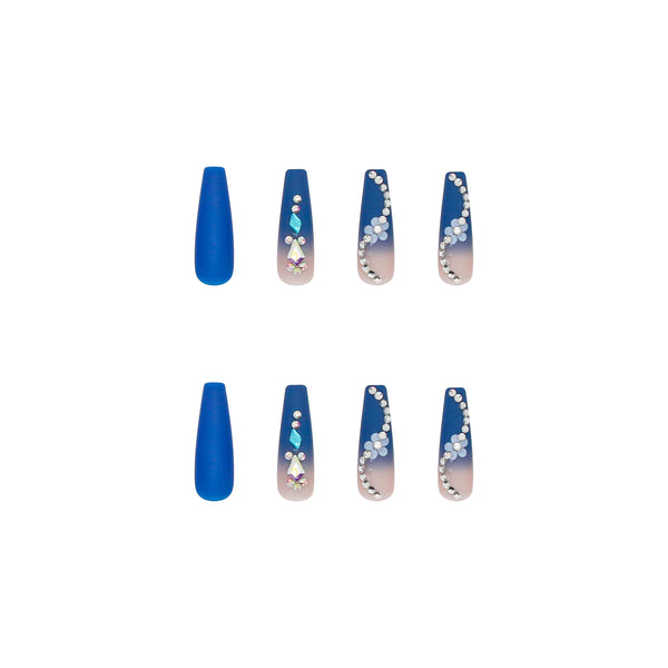 12 Sizes-24 Pcs Press On Nails Z180