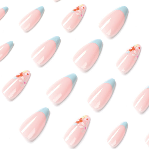 12 Sizes-24 Pcs Press On Nails JP1850