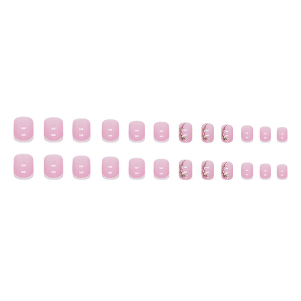 12 Sizes-24 Pcs Press On Nails W1130