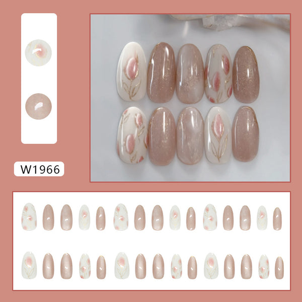 30 Pcs Press On Nails W1966