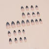 12 Sizes-24 Pcs Press On Nails W1608
