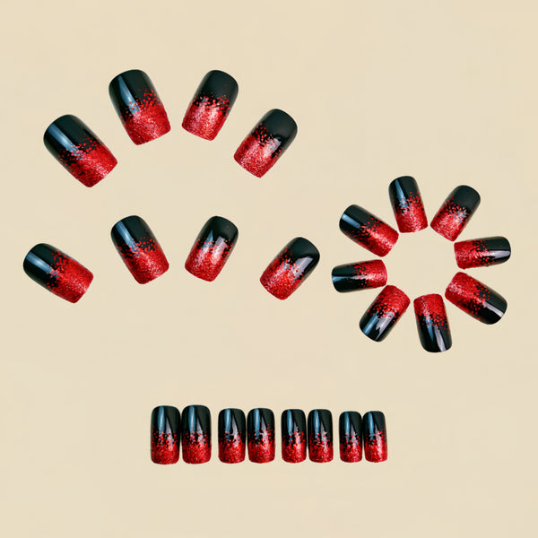 12 Sizes-24 Pcs Press On Nails Y1623