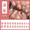 12 Sizes-24 PcsPress On Nails C839