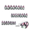12 Sizes-24 Pcs Press On Nails JP3506